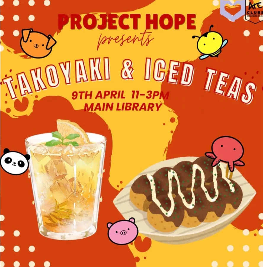 Takoyaki & Iced Tea event graphic